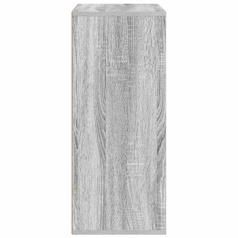 vidaXL könyvszekrény szürke sonoma 60x30x71,5 cm szerelt fa