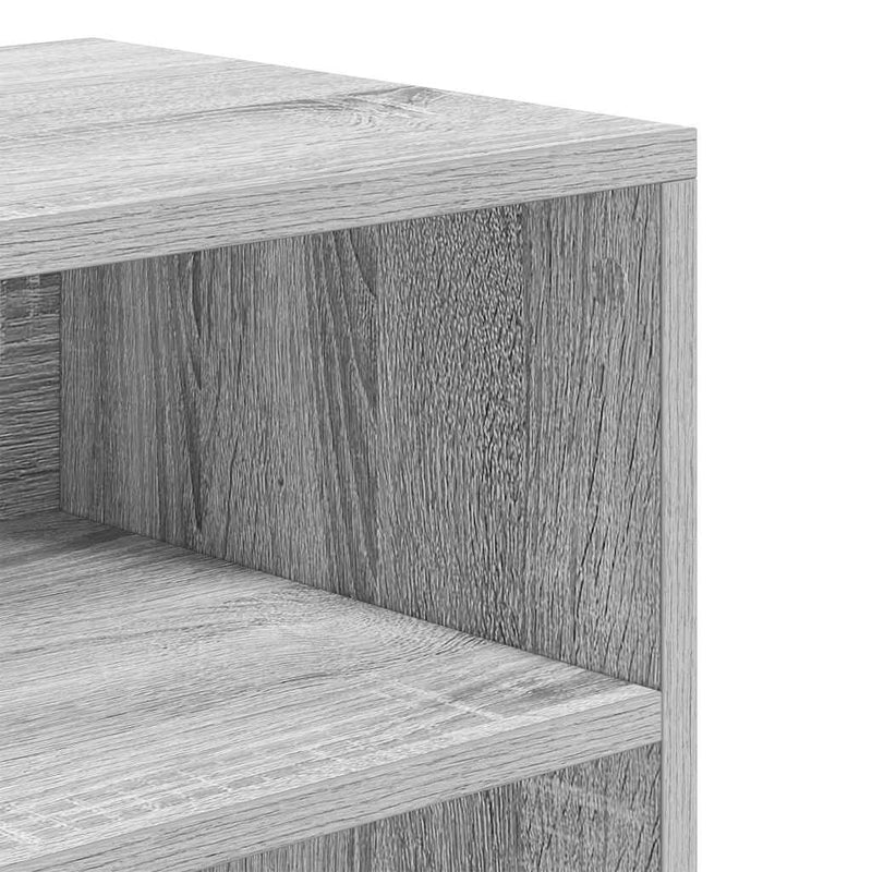 vidaXL könyvszekrény szürke sonoma 60x30x71,5 cm szerelt fa