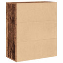 vidaXL könyvszekrény antik fa 60x30x71,5 cm szerelt fa