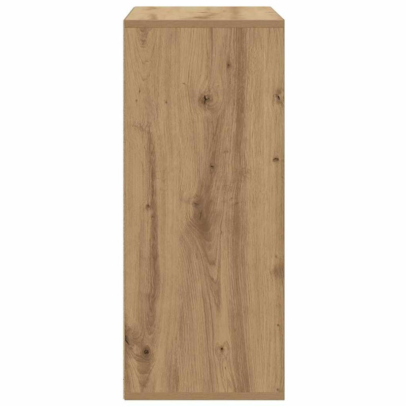 vidaXL könyvszekrény kézműves tölgy 60x30x71,5 cm szerelt fa