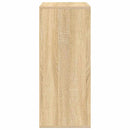 vidaXL könyvszekrény sonoma színű 60x30x71,5 cm szerelt fa