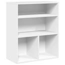 vidaXL könyvszekrény fehér 60x30x71,5 cm szerelt fa