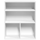 vidaXL könyvszekrény fehér 60x30x71,5 cm szerelt fa