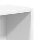 vidaXL fehér szerelt fa könyvespolc 31x24x52 cm