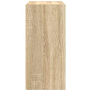 vidaXL sonoma tölgy szerelt fa könyvespolc 31x24x52 cm