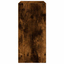 vidaXL füstös tölgy színű szerelt fa könyvespolc 31x24x52 cm