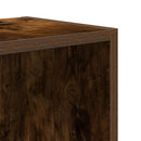 vidaXL füstös tölgy színű szerelt fa könyvespolc 31x24x52 cm