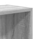 vidaXL szürke sonoma színű szerelt fa könyvespolc 31x24x52 cm