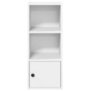 vidaXL fehér szerelt fa könyvespolc 31x24x77 cm