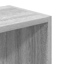 vidaXL szürke sonoma színű szerelt fa könyvespolc 31x24x77 cm