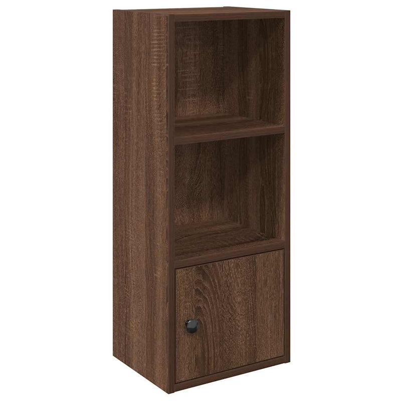 vidaXL barna tölgy színű szerelt fa könyvszekrény 31x24x77 cm