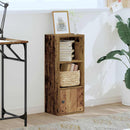 vidaXL antik fa színű szerelt fa könyvespolc 31x24x77 cm