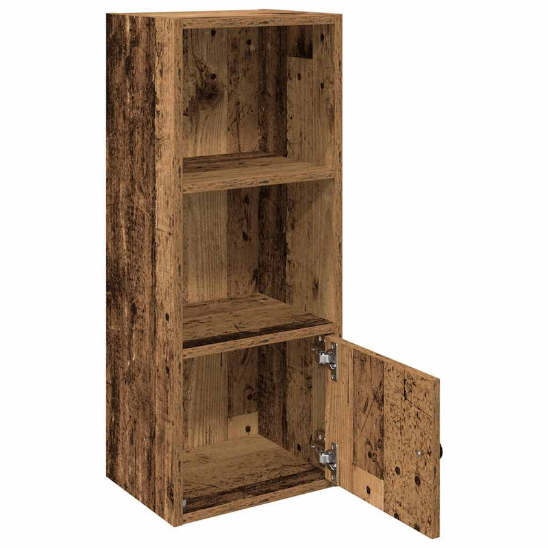 vidaXL antik fa színű szerelt fa könyvespolc 31x24x77 cm