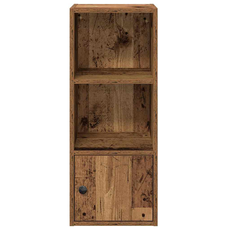 vidaXL antik fa színű szerelt fa könyvespolc 31x24x77 cm