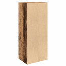 vidaXL antik fa színű szerelt fa könyvespolc 31x24x77 cm