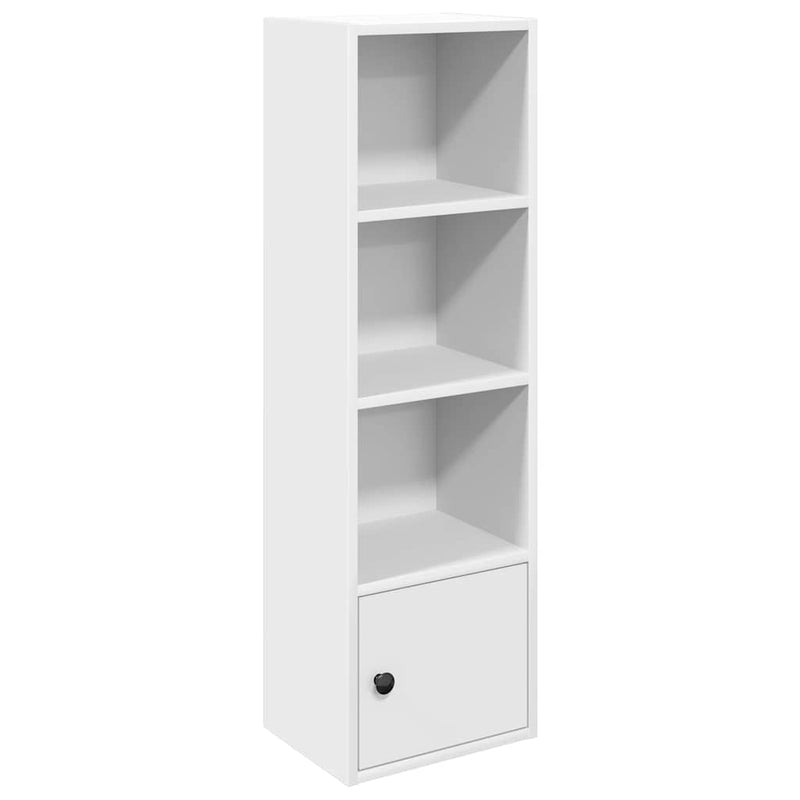 vidaXL fehér szerelt fa könyvespolc 31x24x102 cm