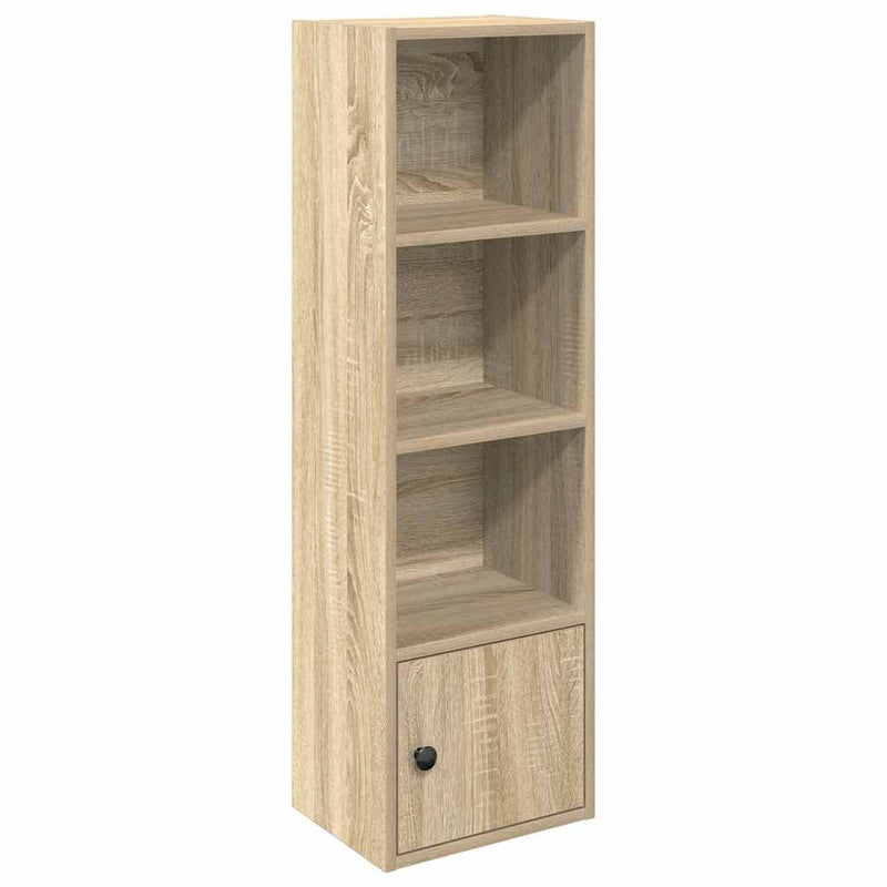 vidaXL sonoma tölgy színű szerelt fa könyvszekrény 31x24x102 cm