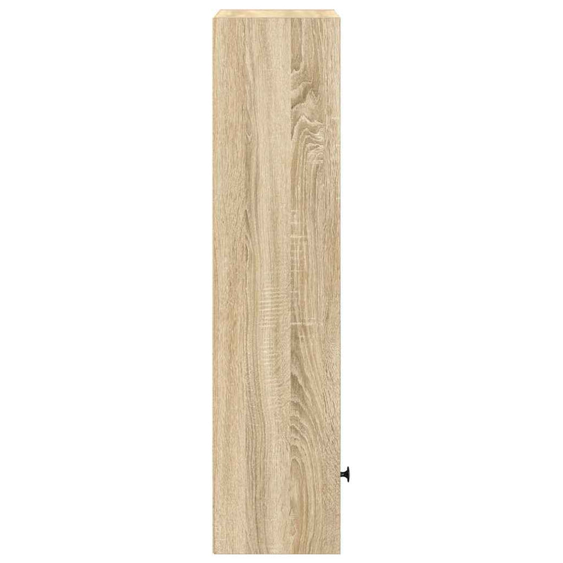 vidaXL sonoma tölgy színű szerelt fa könyvszekrény 31x24x102 cm
