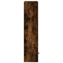 vidaXL füstös tölgy színű szerelt fa könyvszekrény 31x24x102 cm