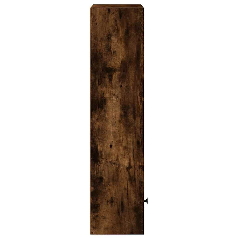 vidaXL füstös tölgy színű szerelt fa könyvszekrény 31x24x102 cm