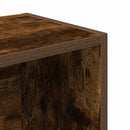 vidaXL füstös tölgy színű szerelt fa könyvszekrény 31x24x102 cm