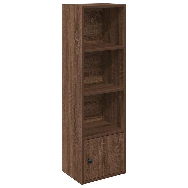 vidaXL barna tölgy színű szerelt fa könyvszekrény 31x24x102 cm