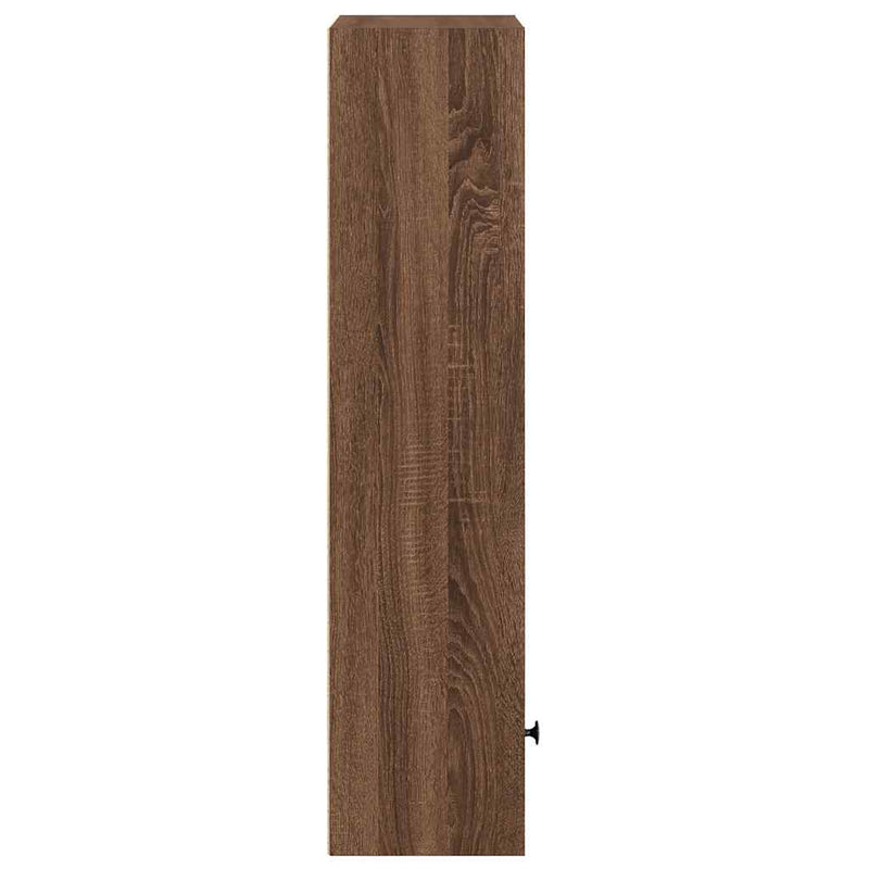 vidaXL barna tölgy színű szerelt fa könyvszekrény 31x24x102 cm