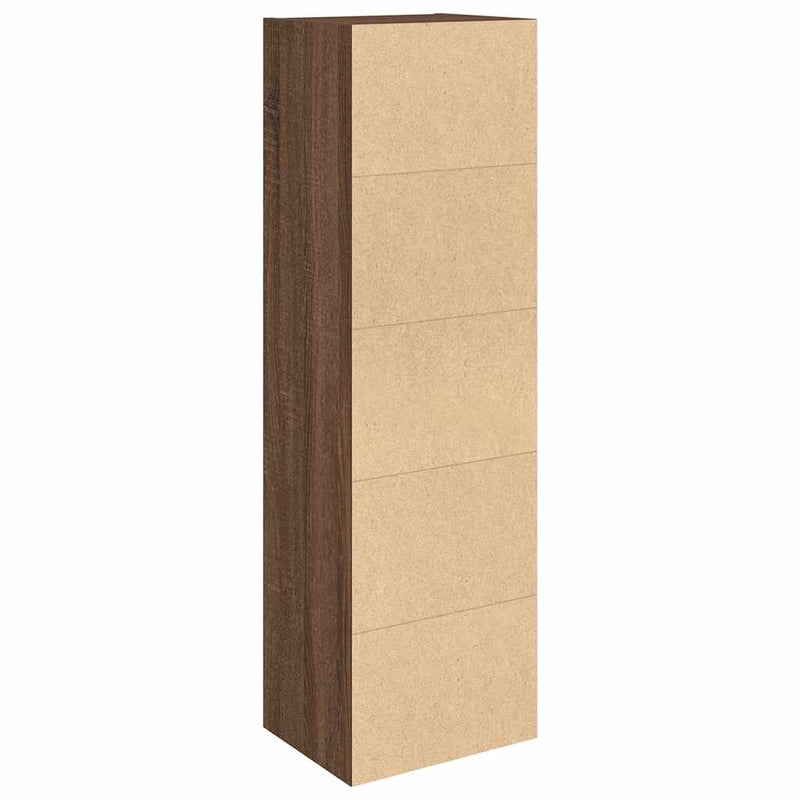vidaXL barna tölgy színű szerelt fa könyvszekrény 31x24x102 cm
