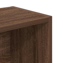 vidaXL barna tölgy színű szerelt fa könyvszekrény 31x24x102 cm