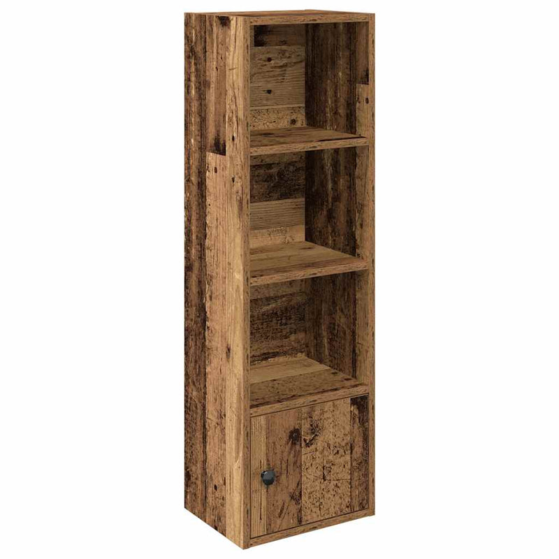 vidaXL antik fa színű szerelt fa könyvespolc 31x24x102 cm