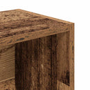 vidaXL antik fa színű szerelt fa könyvespolc 31x24x102 cm