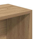 vidaXL kézműves tölgy színű szerelt fa könyvespolc 31x24x102 cm