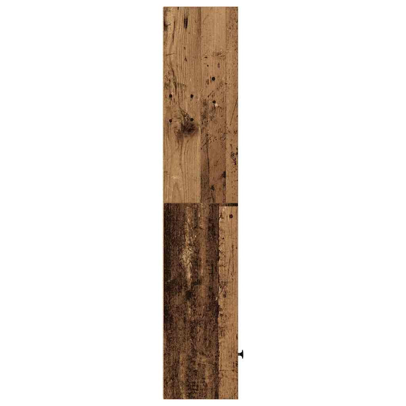 vidaXL antik fa színű szerelt fa könyvszekrény 31x24x127 cm