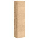 vidaXL kézműves tölgy színű szerelt fa könyvespolc 31x24x127 cm