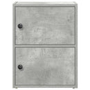 vidaXL betonszürke szerelt fa könyvespolc 40x24x52 cm