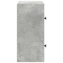 vidaXL betonszürke szerelt fa könyvespolc 40x24x52 cm