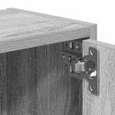 vidaXL szürke sonoma színű szerelt fa könyvespolc 40x24x52 cm