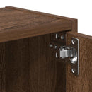 vidaXL barna tölgy színű szerelt fa könyvszekrény 40x24x52 cm