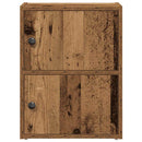 vidaXL antik fa színű szerelt fa könyvespolc 40x24x52 cm