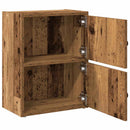 vidaXL antik fa színű szerelt fa könyvespolc 40x24x52 cm