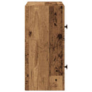 vidaXL antik fa színű szerelt fa könyvespolc 40x24x52 cm
