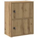 vidaXL kézműves tölgy színű szerelt fa könyvespolc 40x24x52 cm