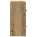 vidaXL kézműves tölgy színű szerelt fa könyvespolc 40x24x52 cm