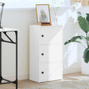 vidaXL fehér szerelt fa könyvespolc 40x24x77 cm