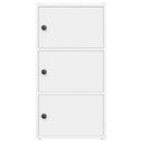 vidaXL fehér szerelt fa könyvespolc 40x24x77 cm