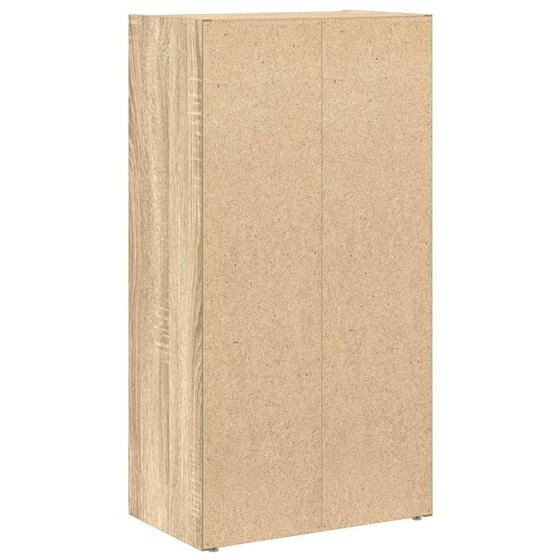 vidaXL sonoma tölgy színű szerelt fa könyvszekrény 40x24x77 cm