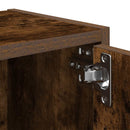 vidaXL füstös tölgy színű szerelt fa könyvespolc 40x24x77 cm