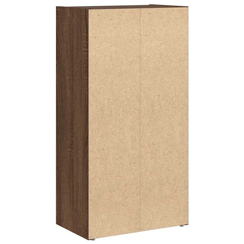 vidaXL barna tölgy színű szerelt fa könyvszekrény 40x24x77 cm