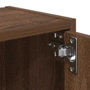 vidaXL barna tölgy színű szerelt fa könyvszekrény 40x24x77 cm