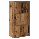 vidaXL antik fa színű szerelt fa könyvespolc 40x24x77 cm